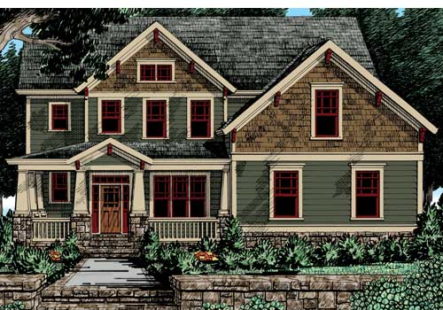 Bakersfield House Plan Elevation