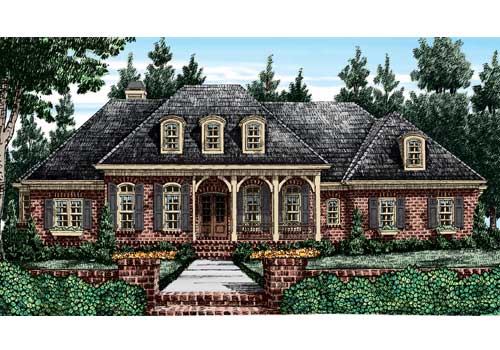 Orleans House Plan Elevation