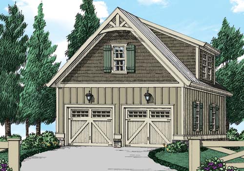 Garage Plan 4084 (2 Car) House Plan