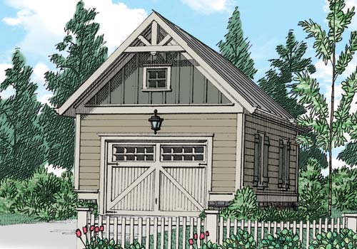Garage Plan 4085 (1 Car) House Plan