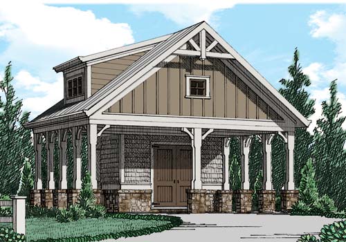 Carport Plan 4086 (2 Car) House Plan
